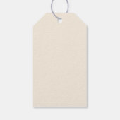 Witte kerst dromen cadeaulabel (Achterkant)