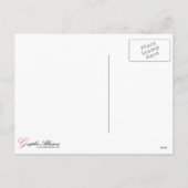 Witte kerst en goud feestdagenkaart (Achterkant)