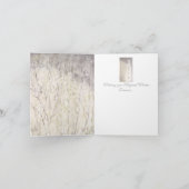 WITTE KERST FEESTDAGEN KAART (Binnen)