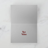 Witte kerst feestdagen kaart (Binnen)