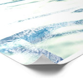 Witte kerst in het Wonderland Poster (Hoek)