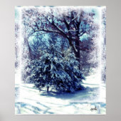 Witte kerst in Wonderland Poster (Voorkant)