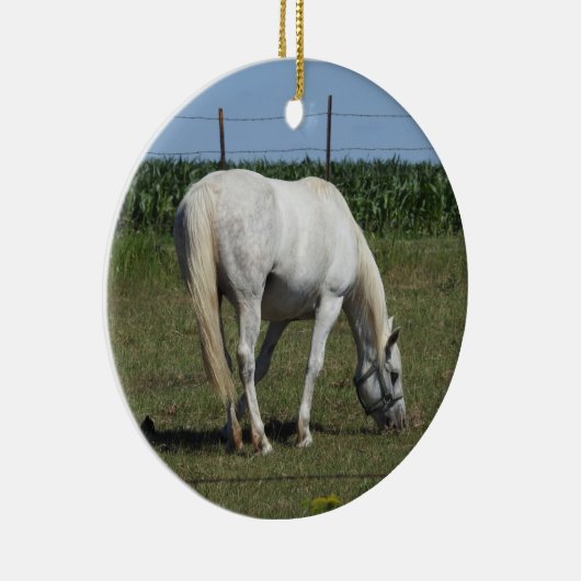  witte kerst keramisch ornament (Rechts)