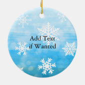  witte kerst keramisch ornament (Achterkant)