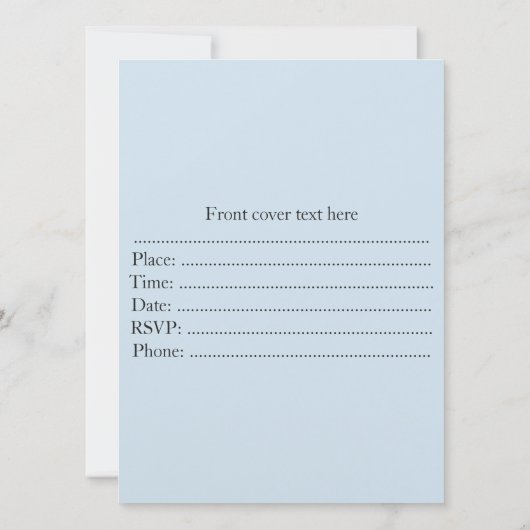 witte kerst Konijn Haas Kaart (Achterkant)