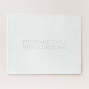 witte kerst legpuzzel