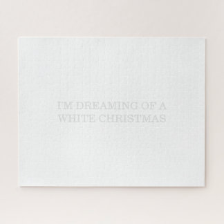 witte kerst legpuzzel