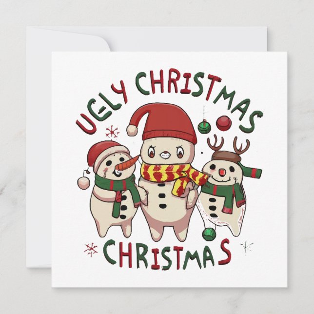 witte kerst ;LELIJKE KERST (Voorkant)