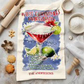Witte Kerst Margarita Vakantie Cocktail Recept Theedoek