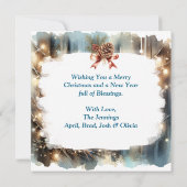 Witte Kerst Paard en Kardinaal Landbouw (Achterkant)