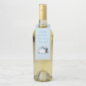 witte kerst Rabbit Hare Flessenhanger (Op fles)