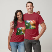 Witte Kerst Roos T-shirt (Unisex)