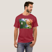 Witte Kerst Roos T-shirt (Voorkant volledig)