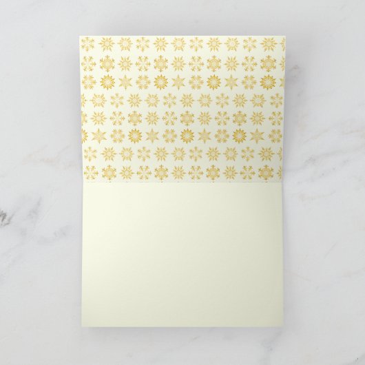  witte kerst scène met twee zussen kaart (Binnen)