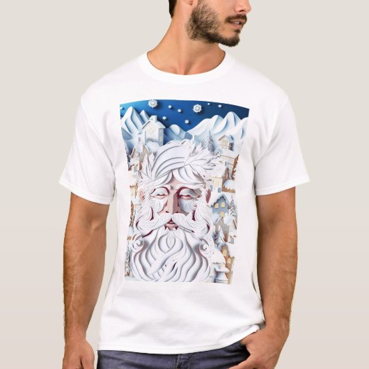 WITTE KERST T-SHIRT (Voorkant)