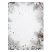 "Witte kerst" Tafelkleed (Voorkant)