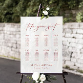 Witte Kerst Trouwen Zitting Grafiek 8 Tafels Acryl Bord