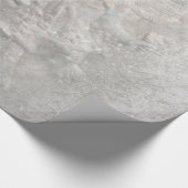 Witte kerstagel cadeaupapier (Hoek)