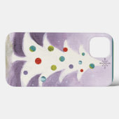 Witte kerstboom Case-Mate iPhone case (Achterkant (horizontaal))