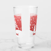Witte kerstboom en Snowman Glas (Links)