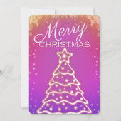 Witte kerstboom Foto-Wenskaarten Kaart (Voorkant)