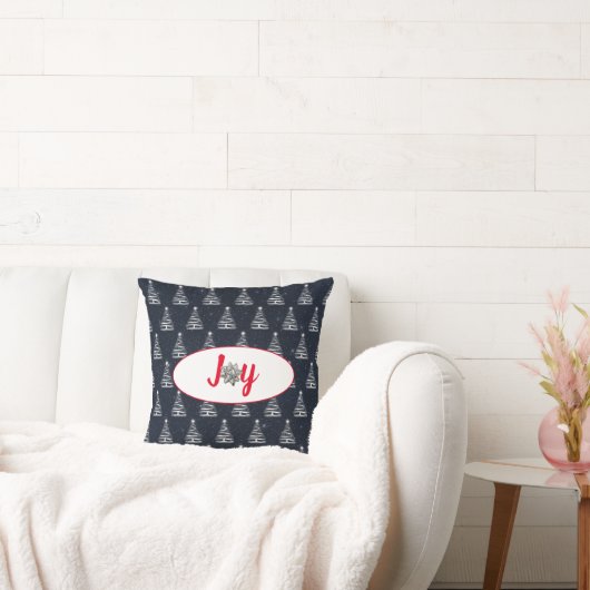 witte kerstboom kussen (Bank)