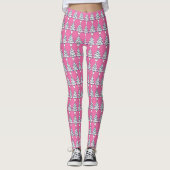 Witte kerstboom leggings (Voorkant)
