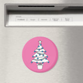 Witte kerstboom magneet (Insitu (Vaatwasser))