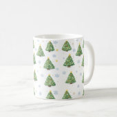 Witte Kerstboom Mok (Voorkant rechts)