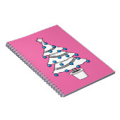 Witte kerstboom notitieboek (Rechterzijde)