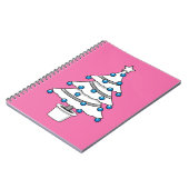 Witte kerstboom notitieboek (Linkerzijde)