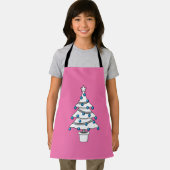 Witte kerstboom schort (Insitu)