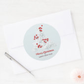 Witte Kerstboom Sticker (Envelop)