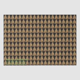 Witte kerstboom tissuepapier