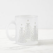 Witte kerstboomfeestdag, bevroren Mok (Links)