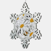 witte kerstboomversiering tin sneeuwvlok ornament (Rechts)