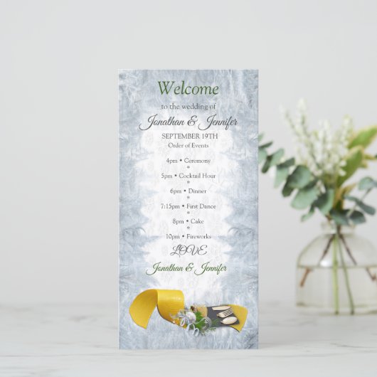 Witte kerstbruiloft (Staand voorkant)