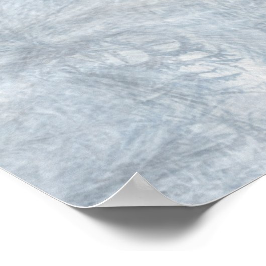 Witte kerstbruiloft poster (Hoek)