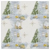 Witte kerstbruiloft stof (Close Up)