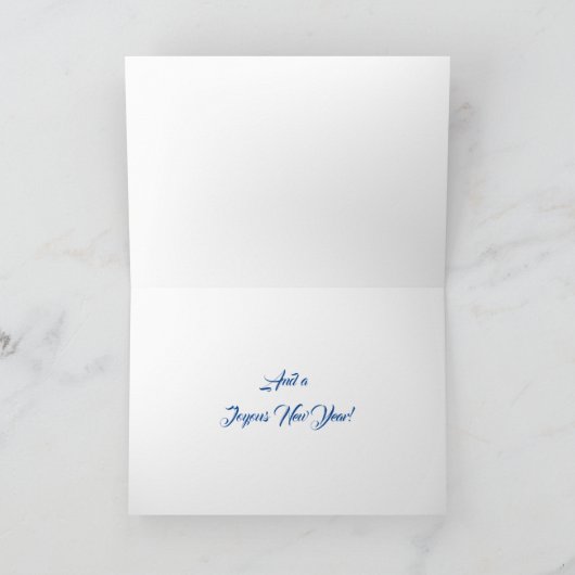 Witte Kerstduif vakantie Kaart (Binnen)