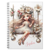 Witte kerstfee notitieboek (Voorkant)