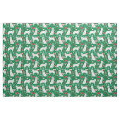 witte kerstfeestdag stof (Fat Quarter)