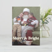Witte kerstkaart 13x18cm Kerst & Kerstlicht (Staand voorkant)