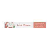 Witte kerstkat in een rood Pet (Individueel)