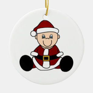 -witte kerstkerstversiering keramisch ornament