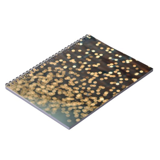 Witte kerstlampjes notitieboek (Linkerzijde)