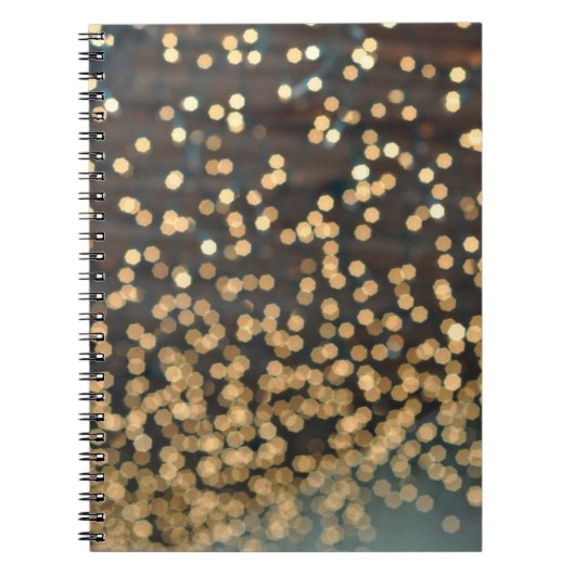 Witte kerstlampjes notitieboek (Voorkant)