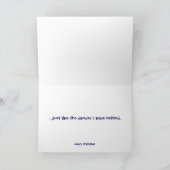 Witte Kerstmis Feestdagen Kaart (Binnen)