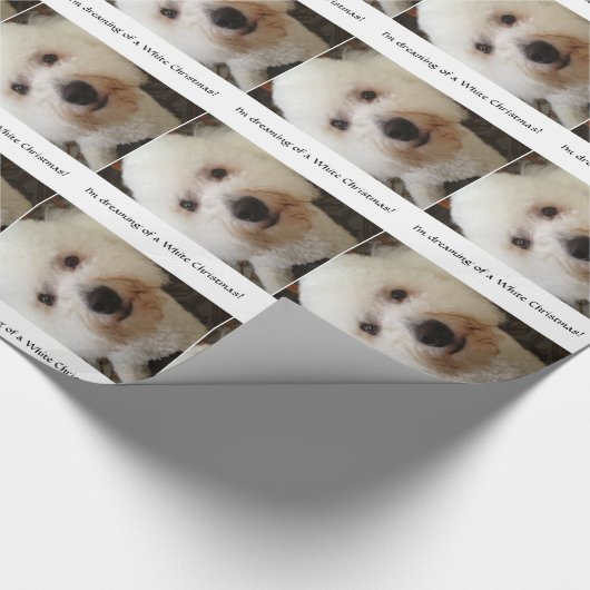 Witte Kerstmis - Giftwrap Cadeaupapier (Hoek)