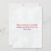 Witte Kerstmis Hilton Head Style. South Carolina Feestdagenkaart (Achterkant)